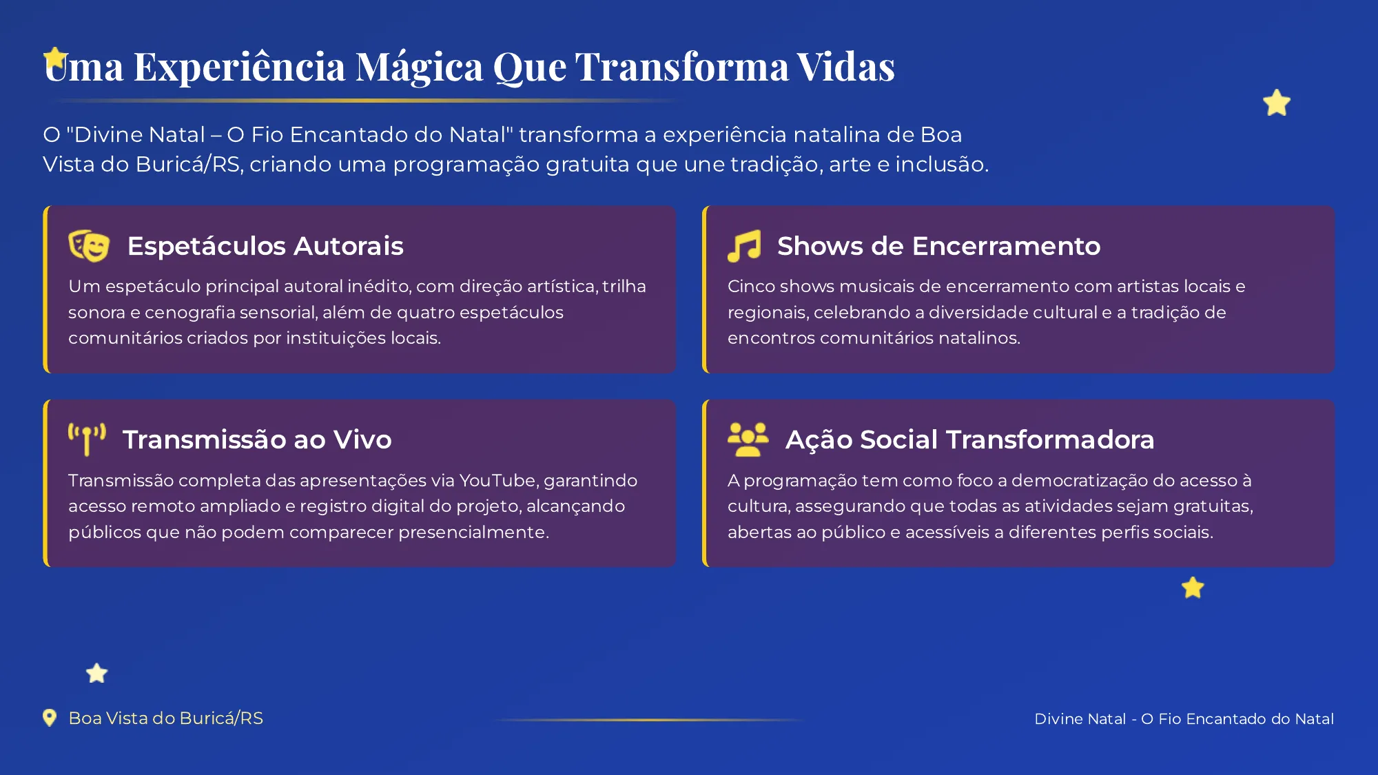 Divine Natal – Uma Experiência Mágica Que Transforma Vidas